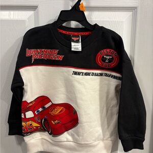 Disney Cars Lightning McQueen Red and Black Kids Sweatshirt